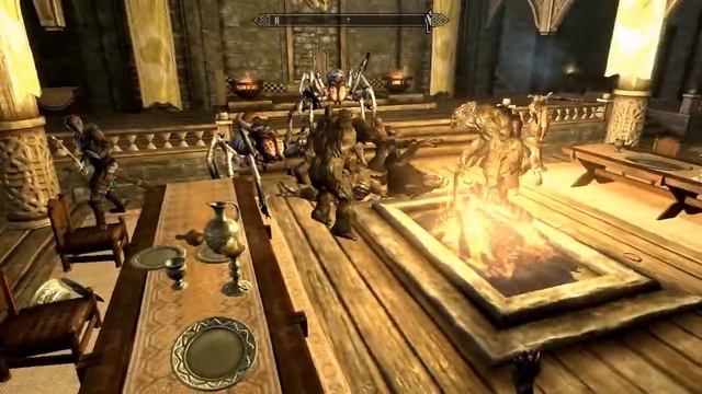 Monsters invade Dragonsreach. Skyrim смотреть онлайн
