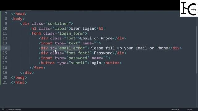 Login Form Validation using HTML CSS & Javascript смотреть онлайн