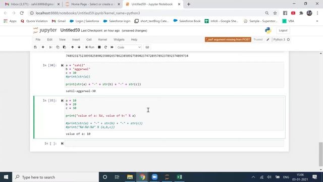 String Formatting in Python using % | What's difference between %s & %d in Python string | Format() смотреть онлайн