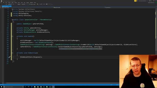 How to Spawn and Destroy Entities from MonoBehaviours - Unity DOTS/ECS Tutorial [Old Version of ECS смотреть онлайн
