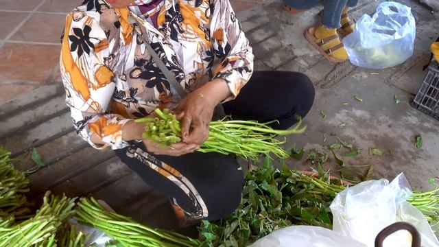 Cambodian Countryside Market Food Tour @ Takeo Province - Routine Food & Lifestyle смотреть онлайн