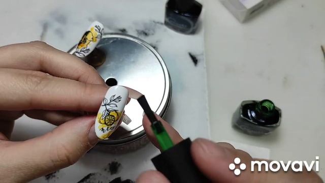 Стемпинг дизайн с пластинами от Parisnail и Art stamping|Акварельные капли смотреть онлайн