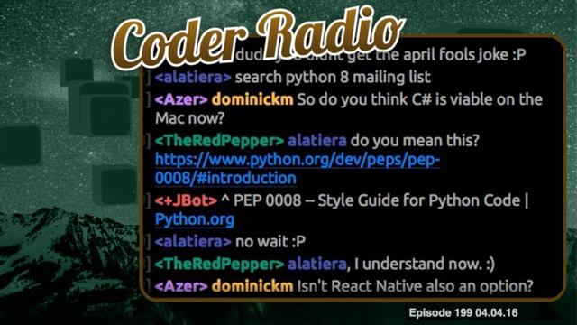 The Good Xamaritan | Coder Radio 199 смотреть онлайн