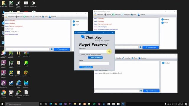 [Topics in Java Application - LTUDJAVA CQ2018] Final project Chat App смотреть онлайн