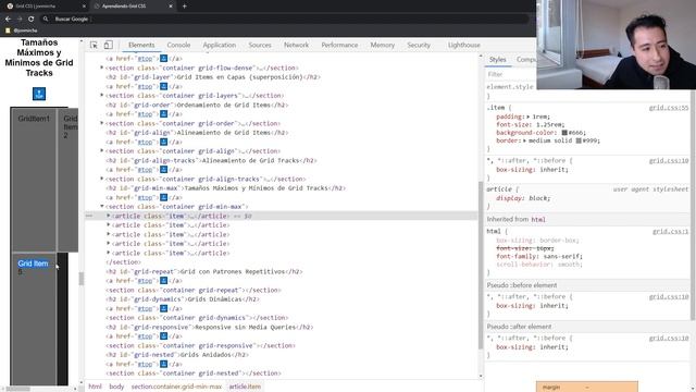 Curso Grid CSS: (12/17) Tamaños Máximos y Mínimos de Grid Tracks - #jonmircha смотреть онлайн