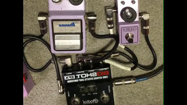 Ibanez Chorus Pedal Comparison vintage CS9 vs Mini смотреть онлайн