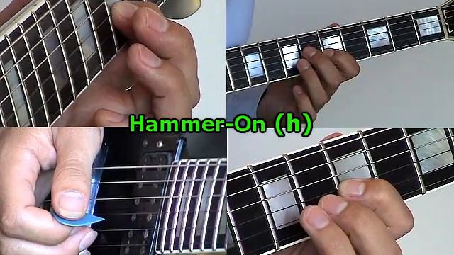 How To Read Guitar Tabs -Hammer (h) Www.FarhatGuitar.com