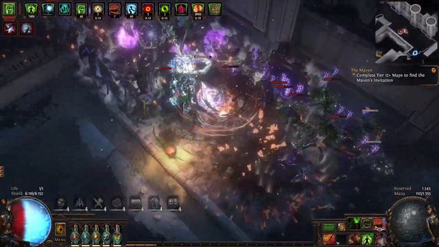 CwC Poison Detonate Dead Wave 30 Simulacrum PoE 3.20 смотреть онлайн