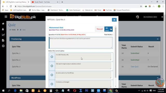 Digiskills Wordpress | Quiz No. 3 Solution | Batch 3 | Study Planet смотреть онлайн