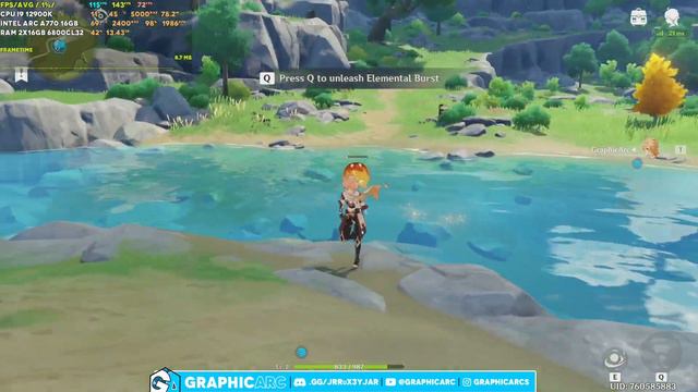 Genshin Impact Intel Arc A770 + How To UNLOCK FPS With FPS UNLOCKER