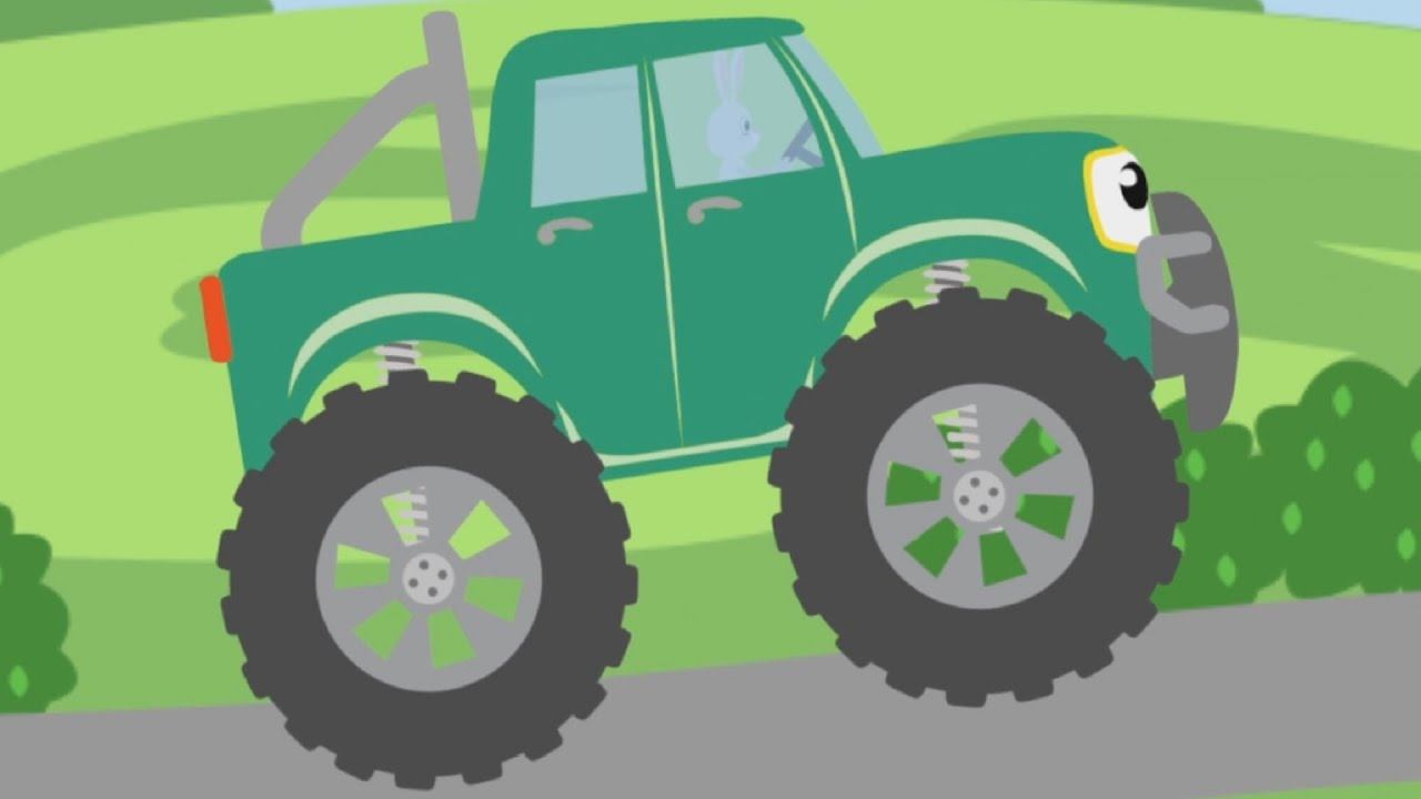 HUP HUP - oder Tut Tut oder BIP BIP - Cartoon Liedchen von Maschinen und Tiere für Kinder in German смотреть онлайн