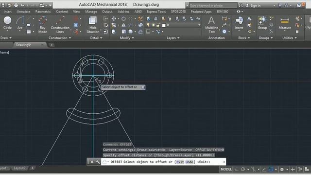 AUTOCAD TUTORIALS FOR BEGINEERS EXERCISE 17 смотреть онлайн