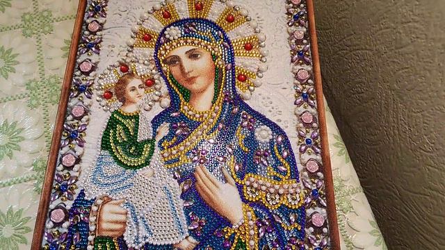 АЛМАЗНАЯ МОЗАИКА. ИКОНА ГОТОВА. Два вечера и прекрасный результат смотреть онлайн