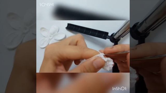 Простой цветок крючком смотреть онлайн