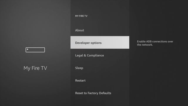 Enable Developer Options on Fire TV Stick смотреть онлайн