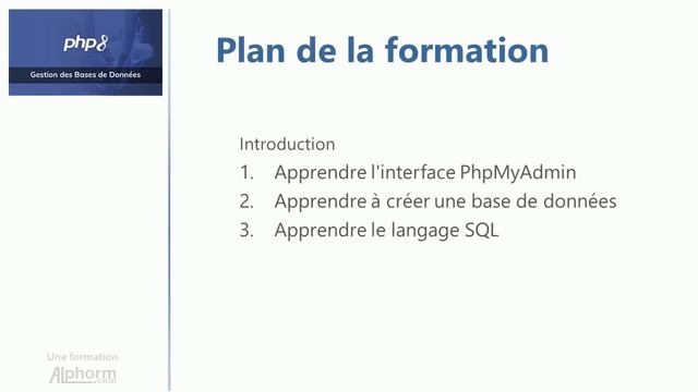 Formation PHP 8 : Gestion des Bases de Données Vidéo présentation смотреть онлайн