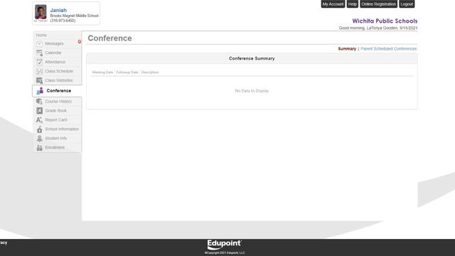 ParentVUE Booking a Parent Teacher Conference Time смотреть онлайн