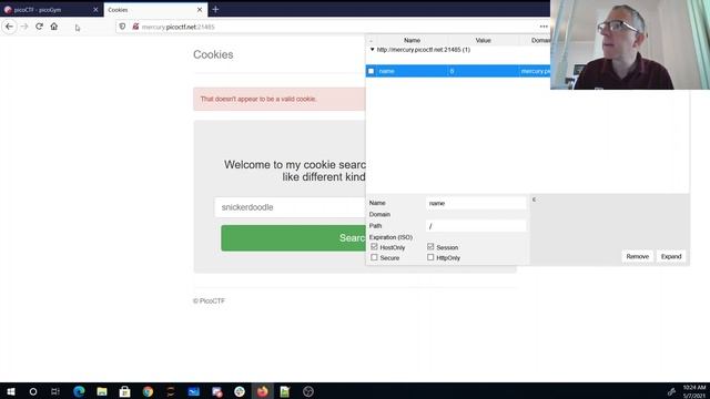 picoCTF 2021 cookies смотреть онлайн