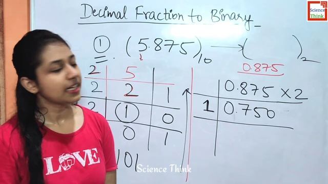 Decimal Fraction to Binary Conversion in Hindi - How to Convert Decimal to Binary | Number System смотреть онлайн