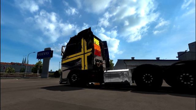 Volvo FH Black Edition | ETS2 1.37 (DOWNLOAD) смотреть онлайн