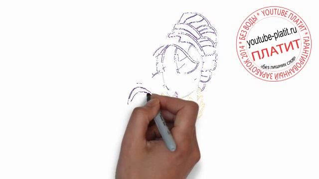 Нарисованные пони рарити  Как поэтапно нарисовать пони рарити собирающуюся на бал за 34 секунды