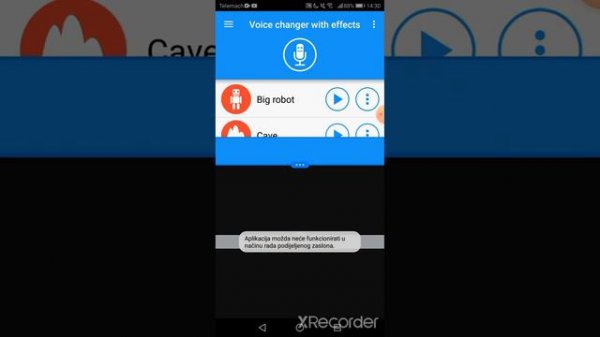 How to use voice changer on virtual droid 2