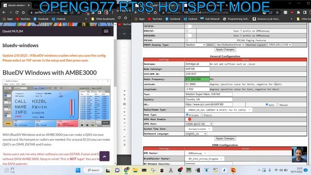 OPENGD77 FIRMWARE -RT3S HOTSPOT (MMDVM mode) смотреть онлайн