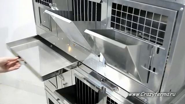 Клетка для разведения и откорма Кроликов "Профессионал" 95-КМ-4 от CrazyFerma смотреть онлайн