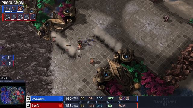 StarCraft 2: Dark's Strange LING FLOOD ALL-INS vs ByuN! (Best-of-3) смотреть онлайн