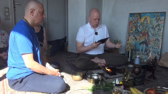 ХОМА В ЧЕСТЬ ГУРУ ПУРНИМЫ | HOMA PAR GODU GURU PŪRNIMAI смотреть онлайн