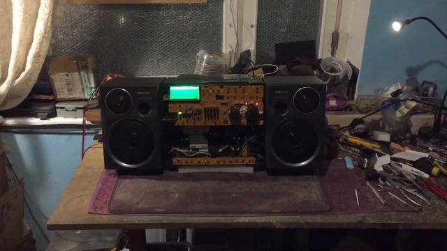 Panasonic RX-DT680.г Нижний Новгород. В процессе апгрейда.Проверка звучания смотреть онлайн