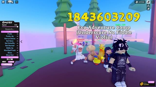 CAMP Roblox Song Codes смотреть онлайн