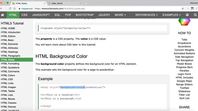 HTML для начинающих. Заголовки, Абзац и атрибут Style. #3. смотреть онлайн