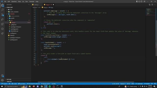 Publicizing Discord Bot: #2 Connecting React.JS смотреть онлайн