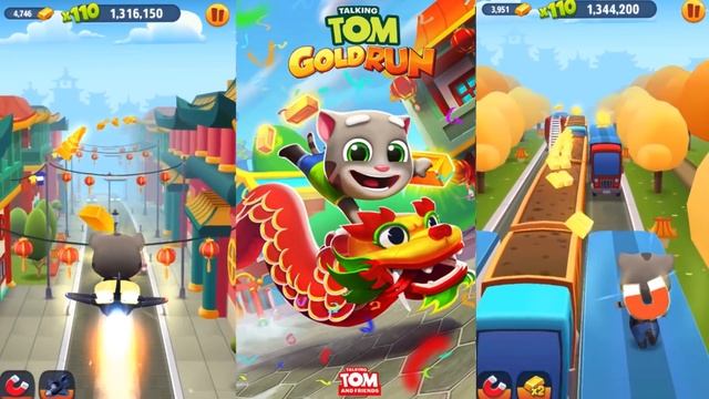 TALKING TOM GOLD RUN ✔ AGENT TOM - NEW CHARACTER vs OFFICER TOM | ADVENTURE IN CHINA смотреть онлайн