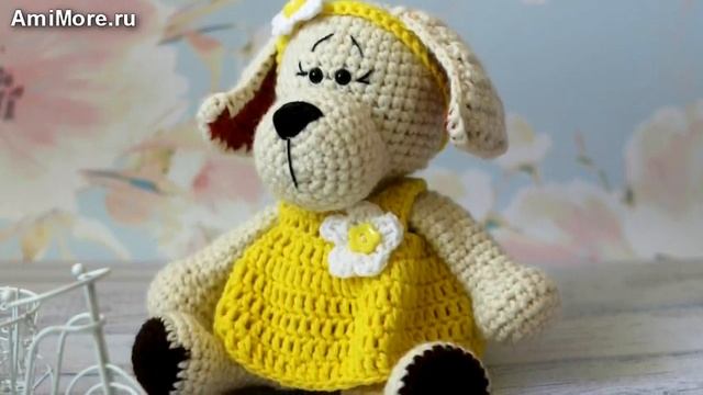 Амигуруми: схема Собаки Очаровашки. Игрушки вязаные крючком. Free crochet patterns. смотреть онлайн