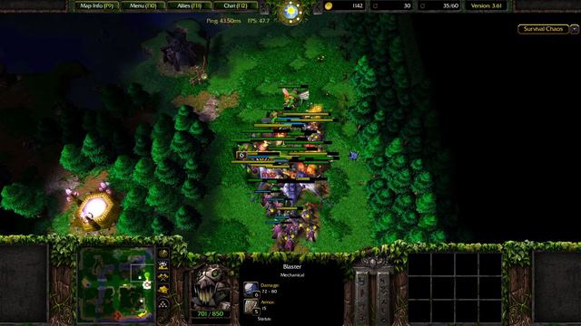 Warcraft 3: Reforged CZ/SK | #657 | Survival Chaos 3.61 - Pushuju Saurona i přes vzducholodě смотреть онлайн