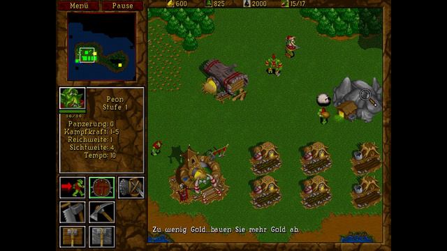Retrogame !!! Warcraft 2 Battlenet Edition Orks Mission 3 смотреть онлайн
