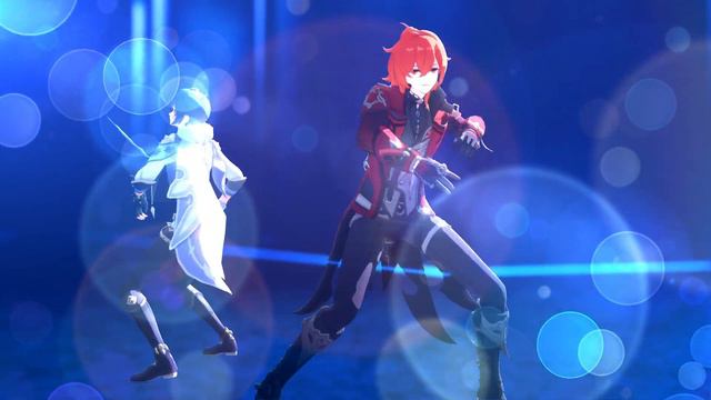 【原神MMD/Genshin Impact MMD】ヒバナ【ディルック ガイア  Diluc Kaeya】