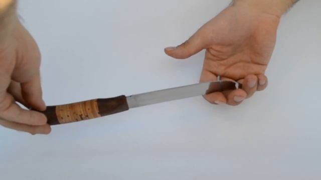 Обзор ножа ЛАСКА из нержавеющей стали 65Х13 от компании Окские Ножи смотреть онлайн