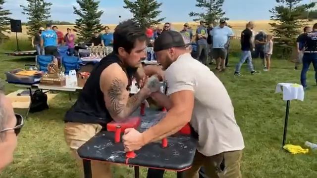 TAL 1 Supermatch Armwrestling - Brenden Lemmon Mulvihill vs Dallas Langston right hand - Sept 5/20 смотреть онлайн