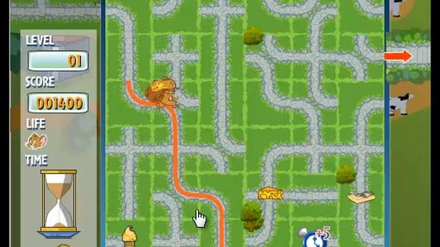 tom and jerry cheese chasing maze games смотреть онлайн