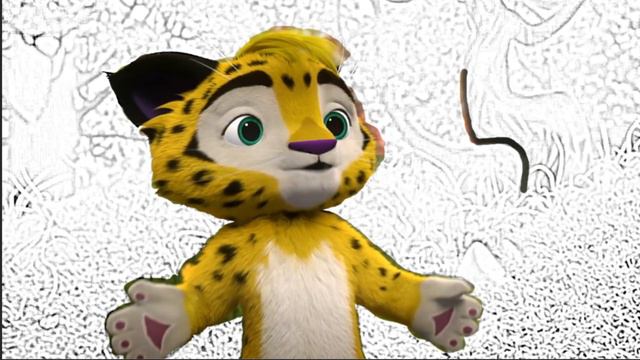 Leo And Tig. Coloring Page Leo.