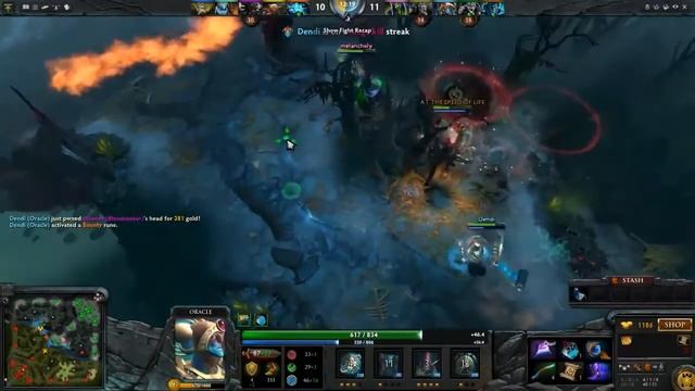 Dota 2 Video - Dendi Oracle Pro смотреть онлайн