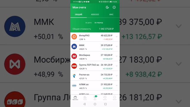 Доход за 11 месяцев/Мой инвестиционный портфель в Сбербанк Инвестор смотреть онлайн
