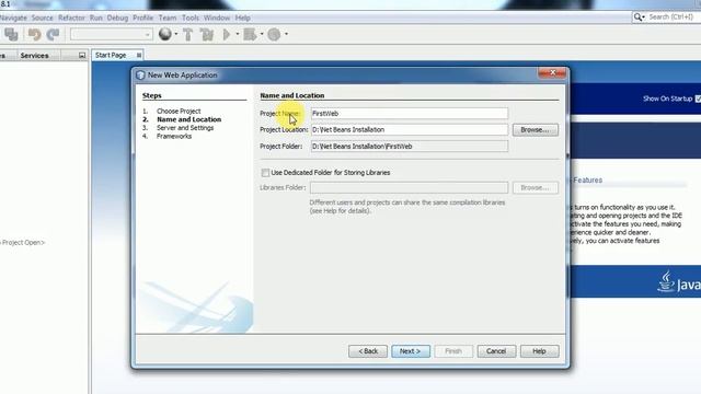 Java Tutorial-Create First Web Project смотреть онлайн