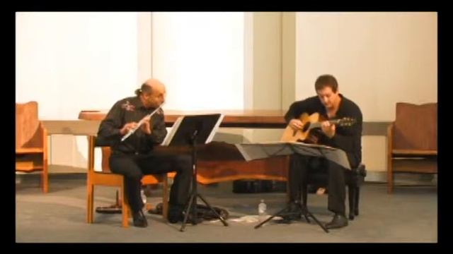 ARDIENTE (fiery) for Flute & Guitar featuring the Caliendo Barcellona Flute Guitar Duo LIVE! смотреть онлайн