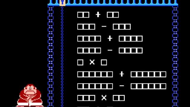 Donkey Kong Jr. Math | Gameplay NES HD 1080p смотреть онлайн