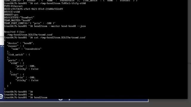 Конвертация объединения сети (Bond) в группу (Team) в CentOS 7 смотреть онлайн