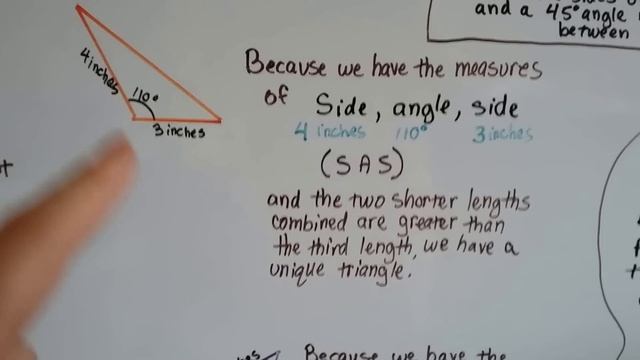 Grade 7 Math #8.2b, Unique Triangle, No triangle, or More than one triangle смотреть онлайн